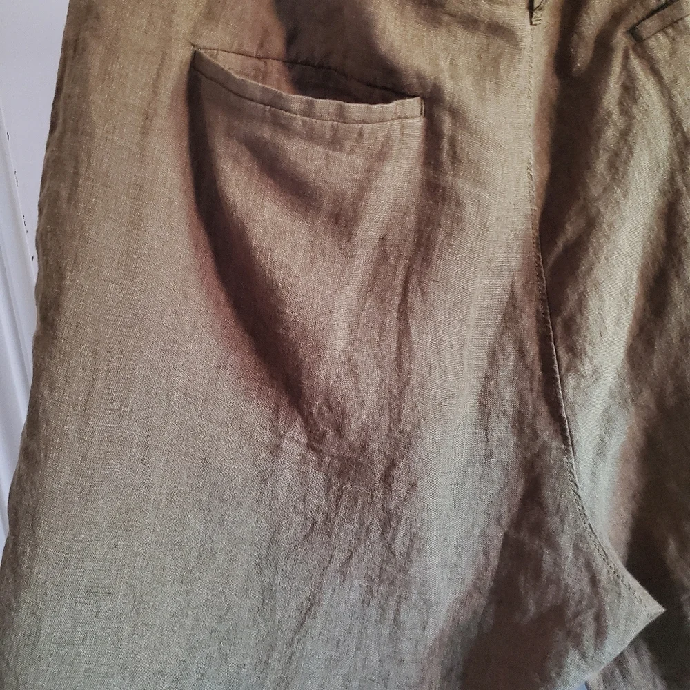 J.crew Men's 100% Linen Shorts Waist 40 9